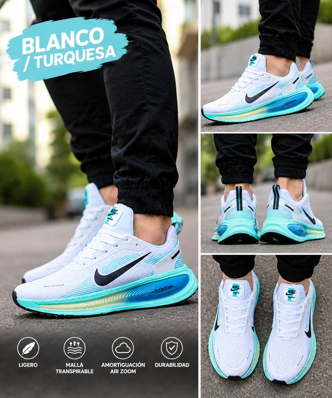 NIKE VOMERO + MEDIAS GRATIS