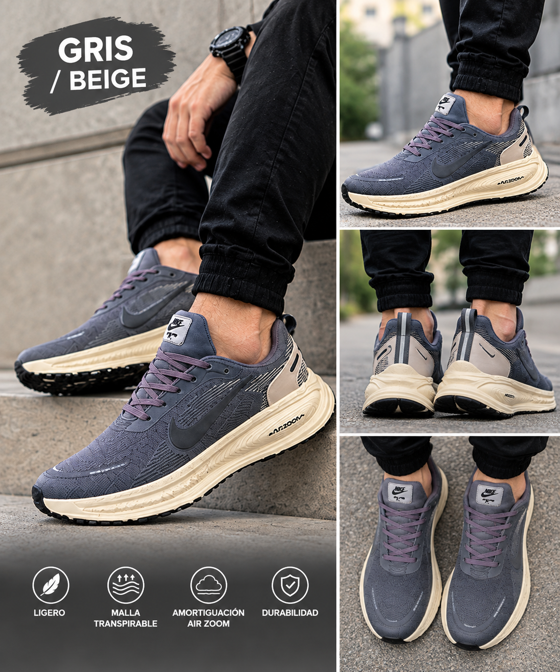 NIKE VOMERO + MEDIAS GRATIS