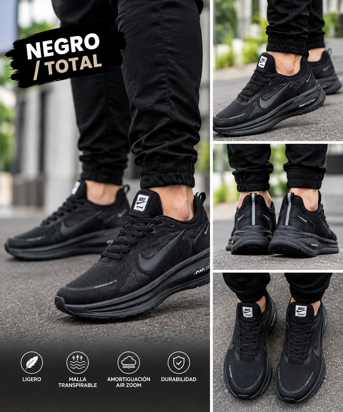 NIKE VOMERO + MEDIAS GRATIS